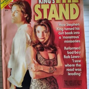 Vintage TV Guide Magazine with Stephen King's The Stand Cover